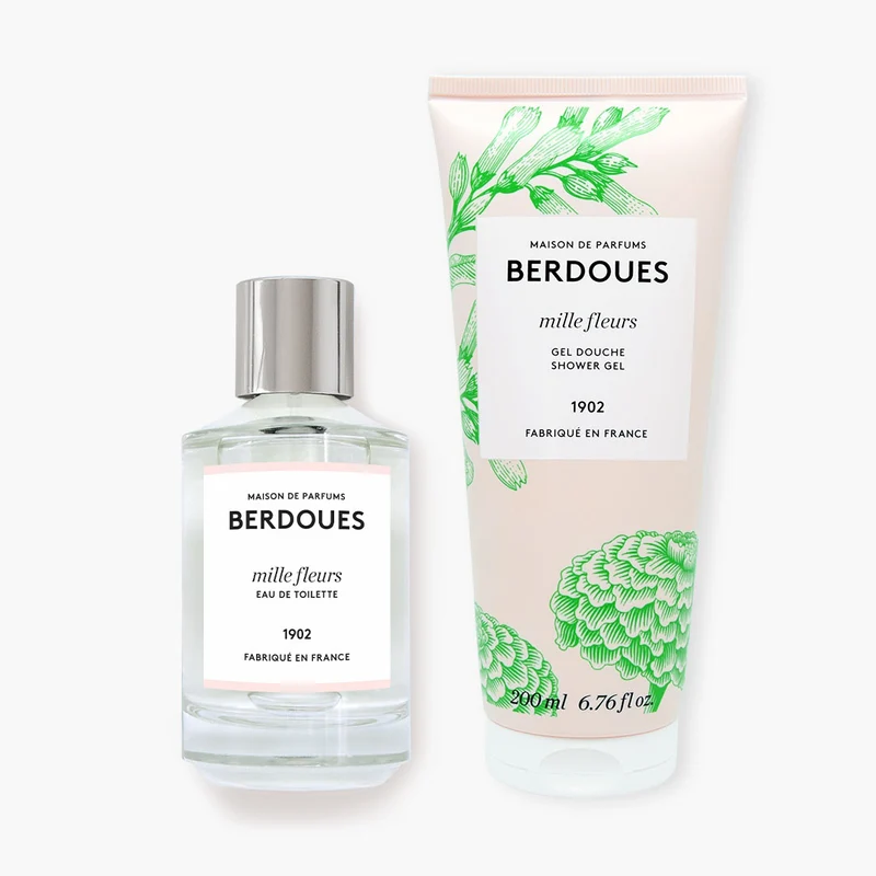 Lot Eau de Toilette et Gel Douche Mille Fleurs