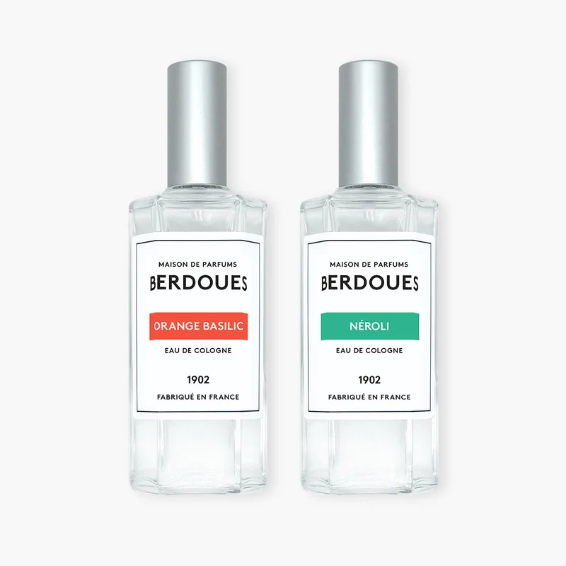 Duo Eaux de Cologne Orange Basilic et Néroli
