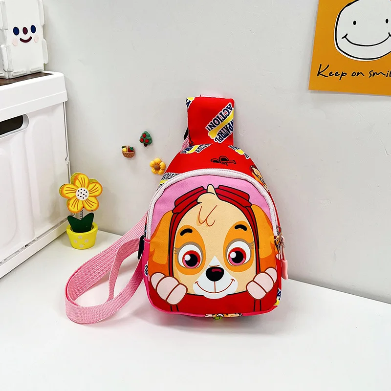 Paw Patrol Children's Chest Bag Boy Girl Toddler Bag Chase Small Bag Storage Pouch Shoulder Bag Kid Toy Skye Wasit Bag Crossbody