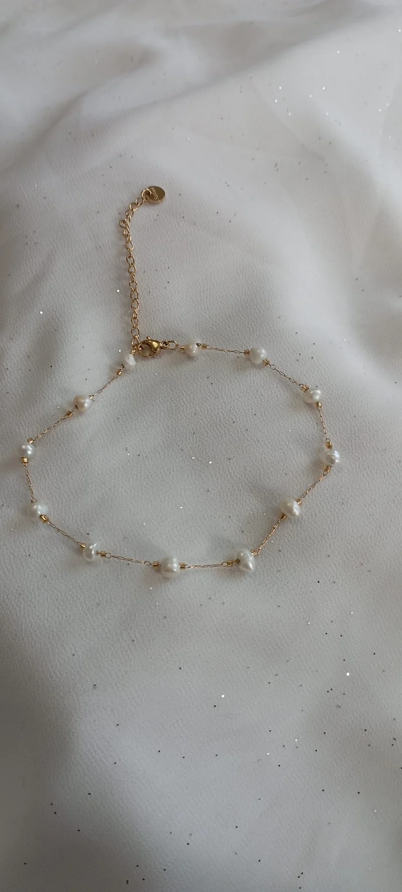 Chaîne de cheville Perle
