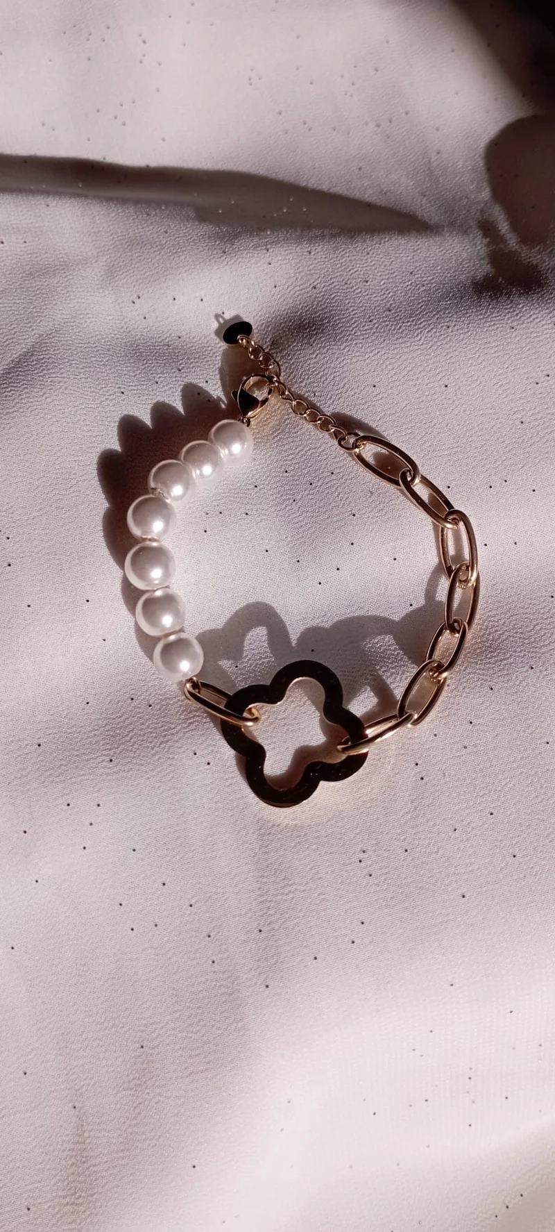 Bracelet Perle et chaine