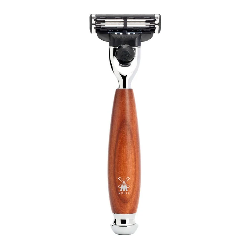 Vivo Fusion Shaving Set 3-Piece - Plum Wood