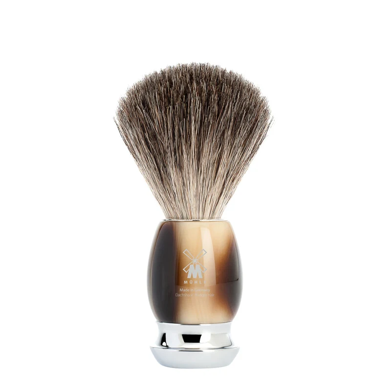 Vivo Safety Razor Shaving Set 4-Piece - Horn Brown