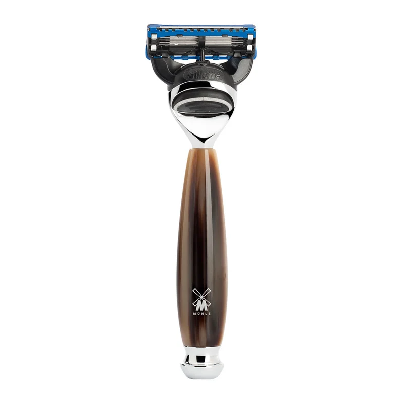 Vivo Fusion Shaving Set 4-Piece - Horn Brown