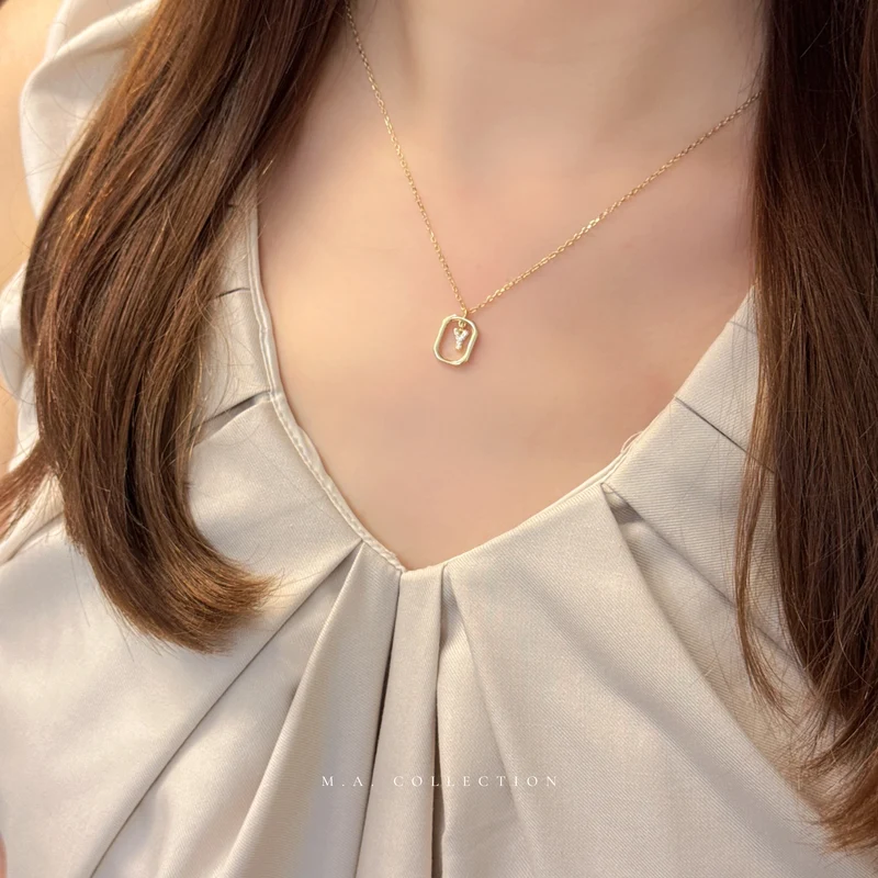 Inital Monogram Necklace