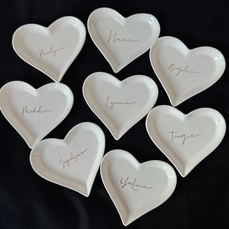Heart Accessories Plate