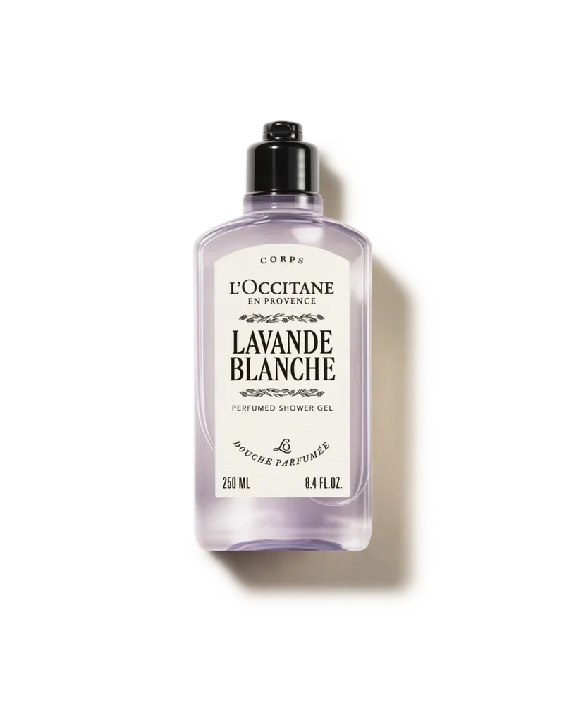 L'Occitane Gel Douche Lavande Blanche 250 ml (Nouveau packaging)