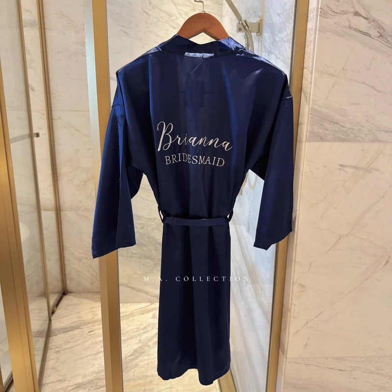 Soft Satin Bridal Robes
