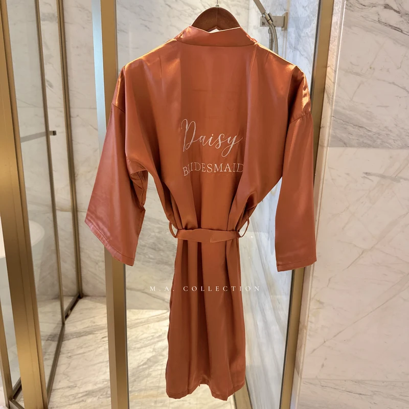 Soft Satin Bridal Robes