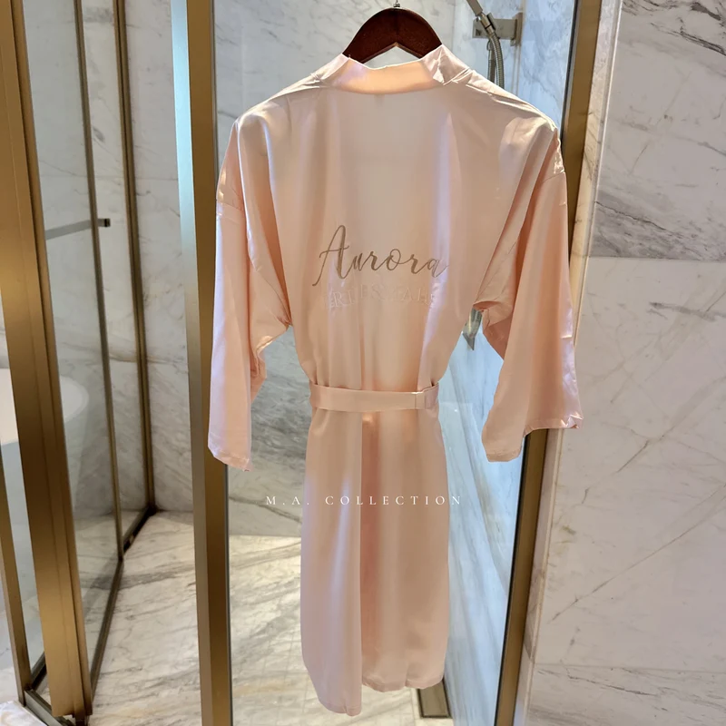 Soft Satin Bridal Robes