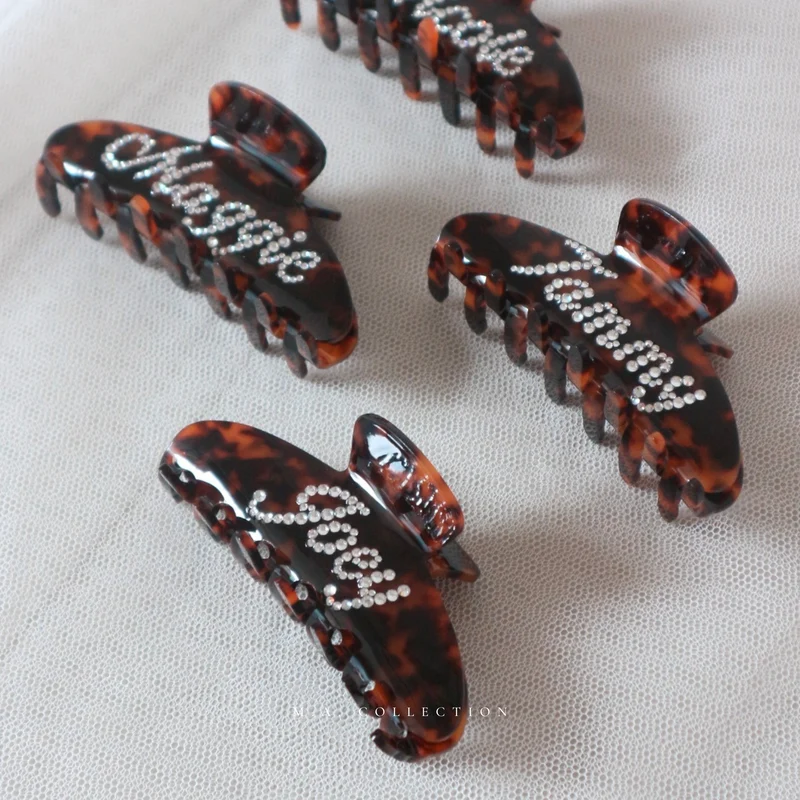 Personalized Name Hair Claw