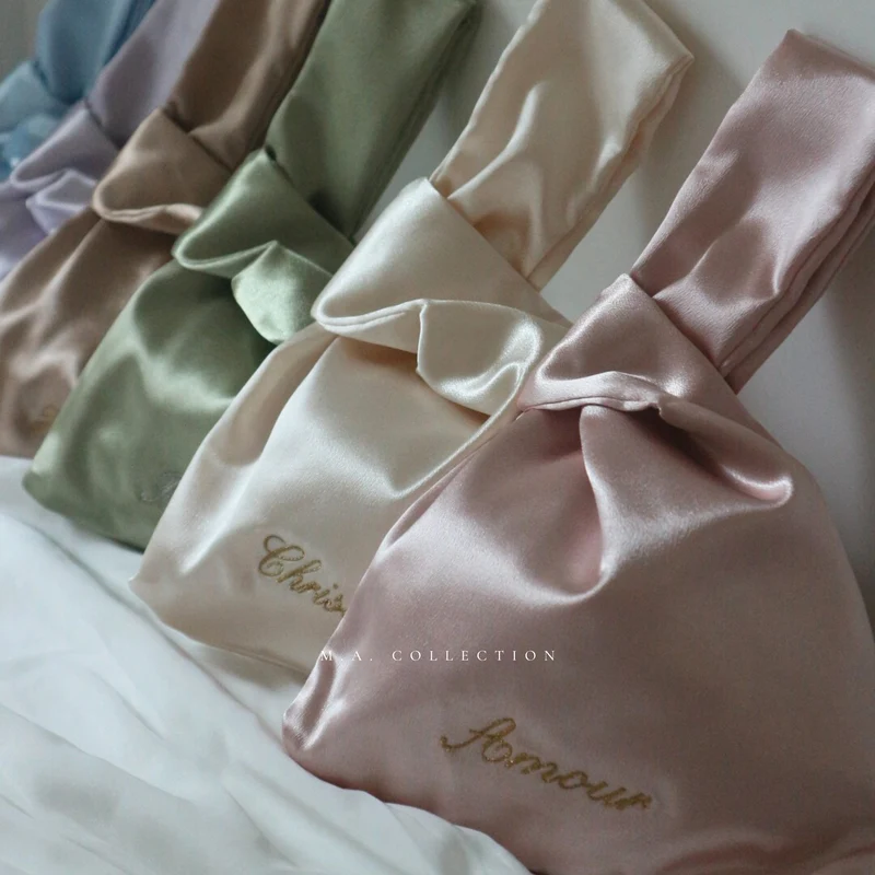 Customerized Satin Hand Bag