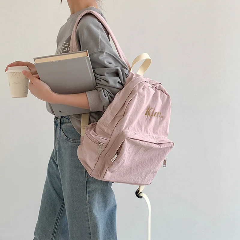 韓國定制刺繡防水背囊