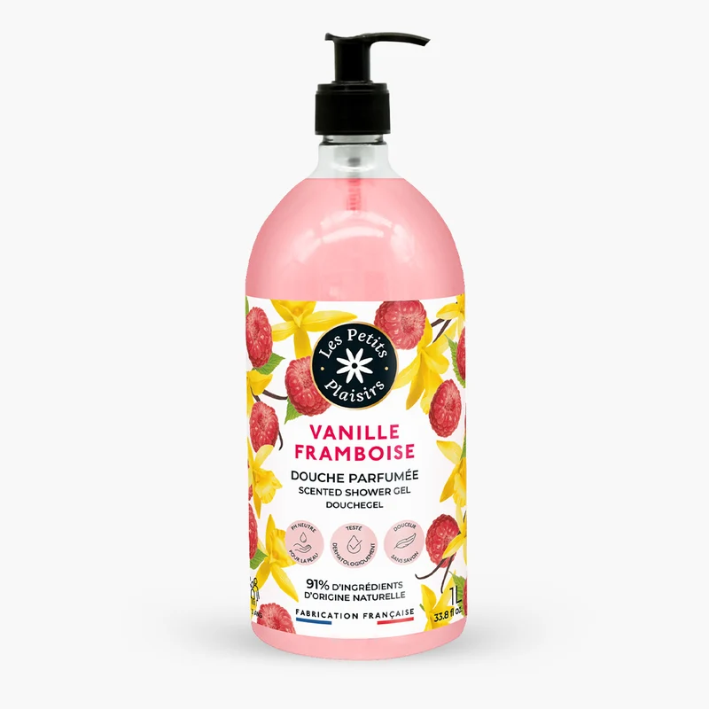 Gel douche Vanille Framboise
