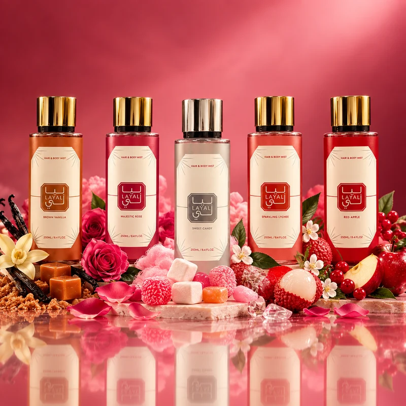 Red Apple – Brume Parfumée Cheveux & Corps 250 ml – Layali