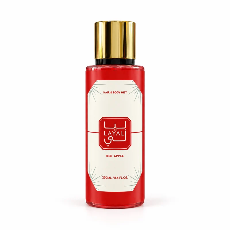 Red Apple – Brume Parfumée Cheveux & Corps 250 ml – Layali
