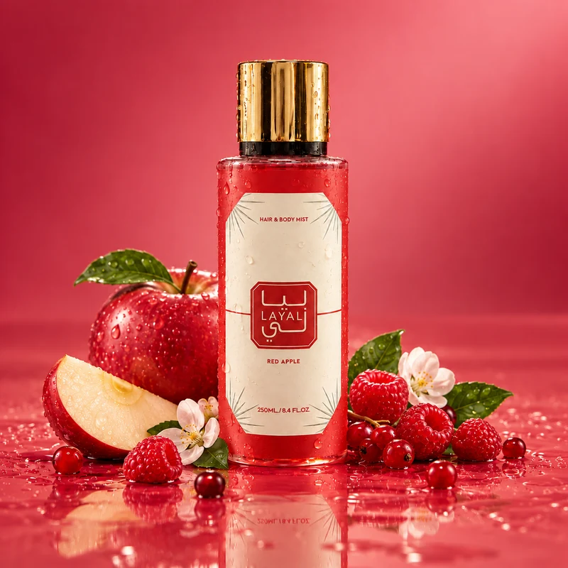 Red Apple – Brume Parfumée Cheveux & Corps 250 ml – Layali