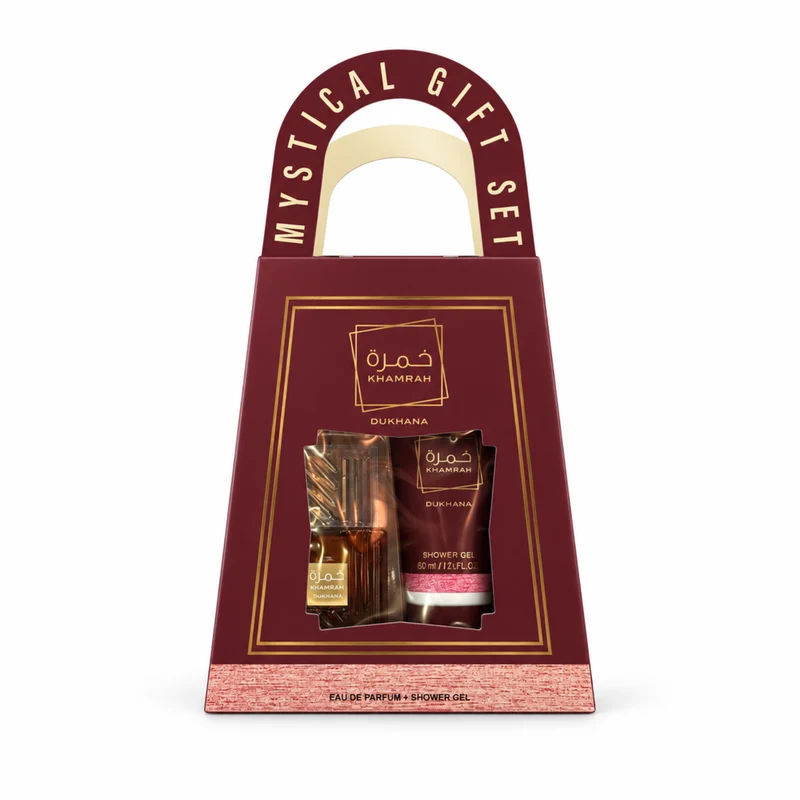 Coffret Khamrah Dukhana – Eau de Parfum 30 ml & Gel Douche 60 ml – Mystical