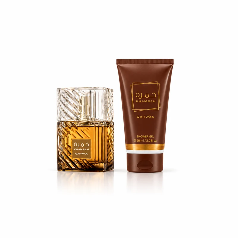 Coffret Khamrah Qahwaa – Eau de Parfum 30 ml & Gel Douche 60 ml – Mystical