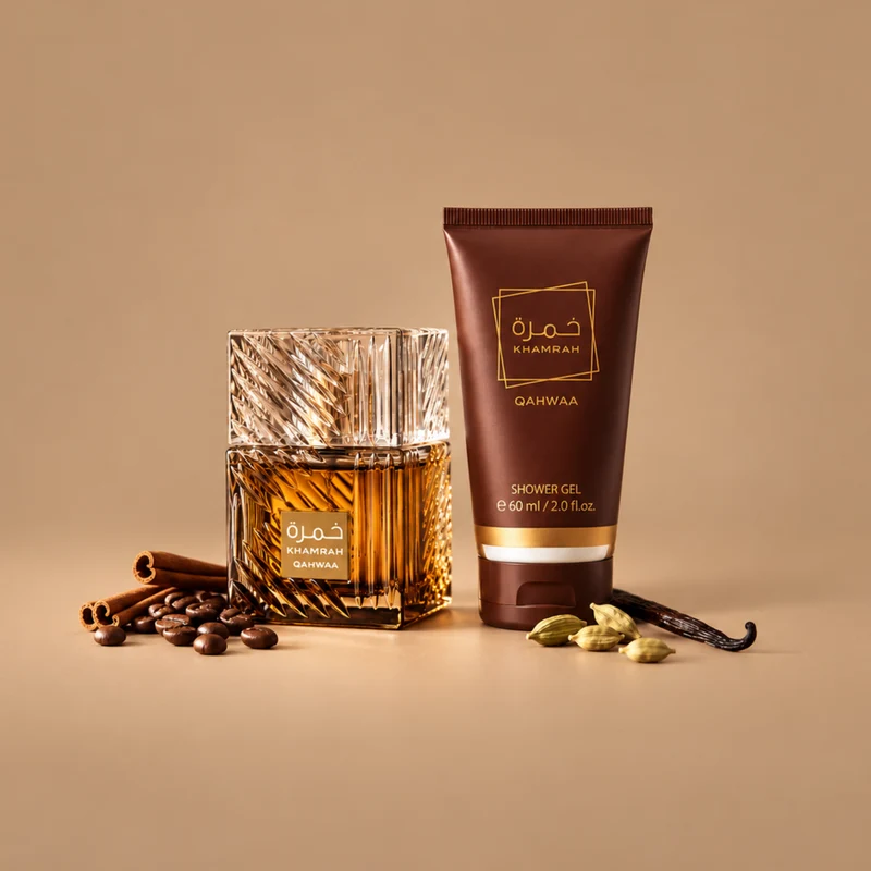 Coffret Khamrah Qahwaa – Eau de Parfum 30 ml & Gel Douche 60 ml – Mystical