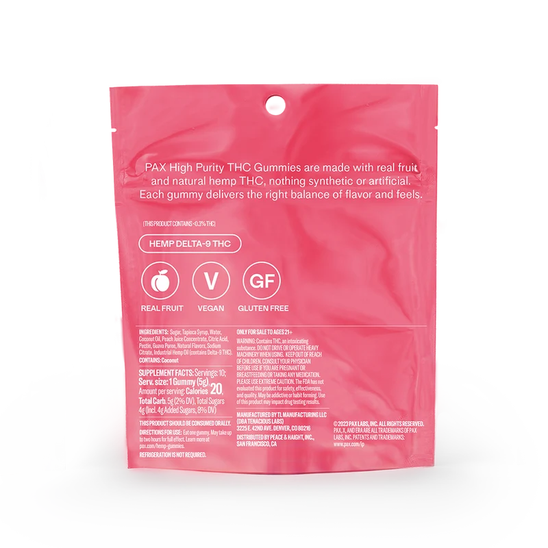 High Purity THC Gummies