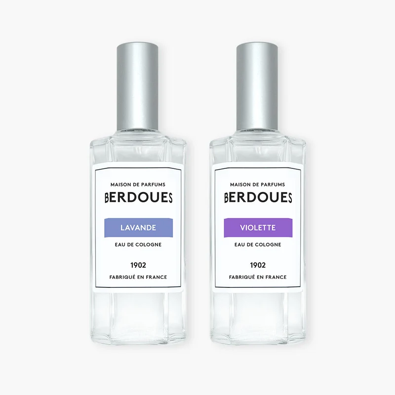 Lot eaux de Cologne Violette Lavande
