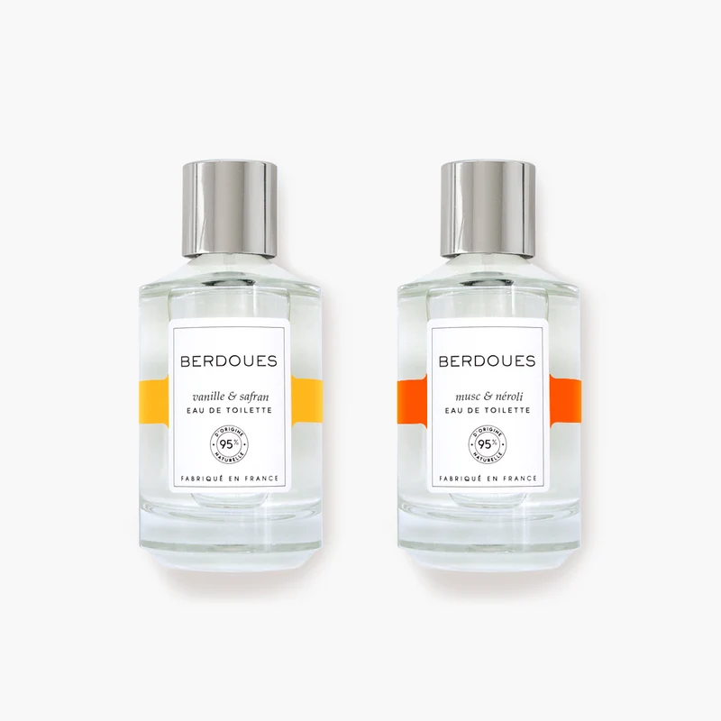 Duo eaux de toilette Vanille & Safran et Musc & Néroli