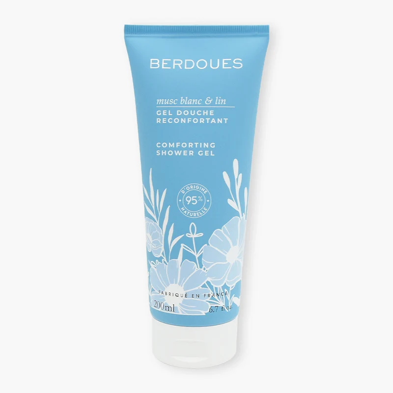 Gel douche Musc Blanc & Lin
