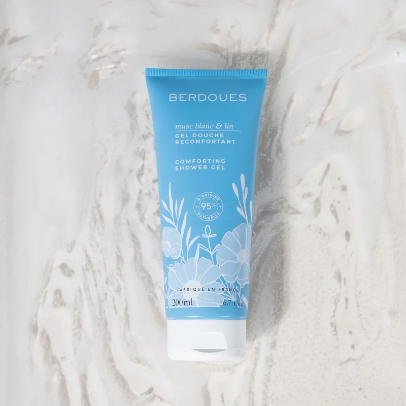 Gel douche Musc Blanc & Lin