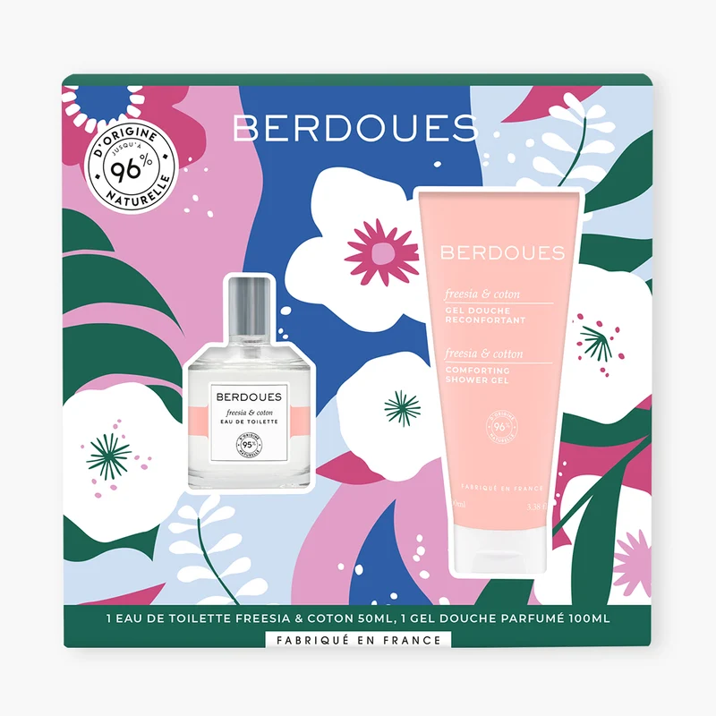 Coffret réconfortant Freesia & Coton