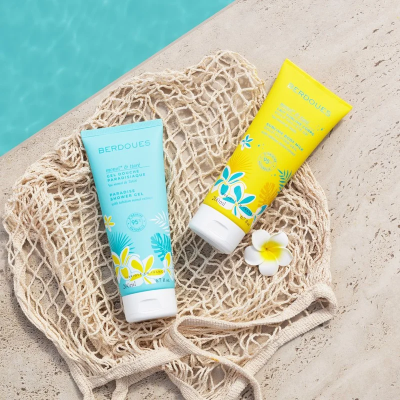 Duo Gel douche et Lait Corps Pailleté Monoï & Tiaré