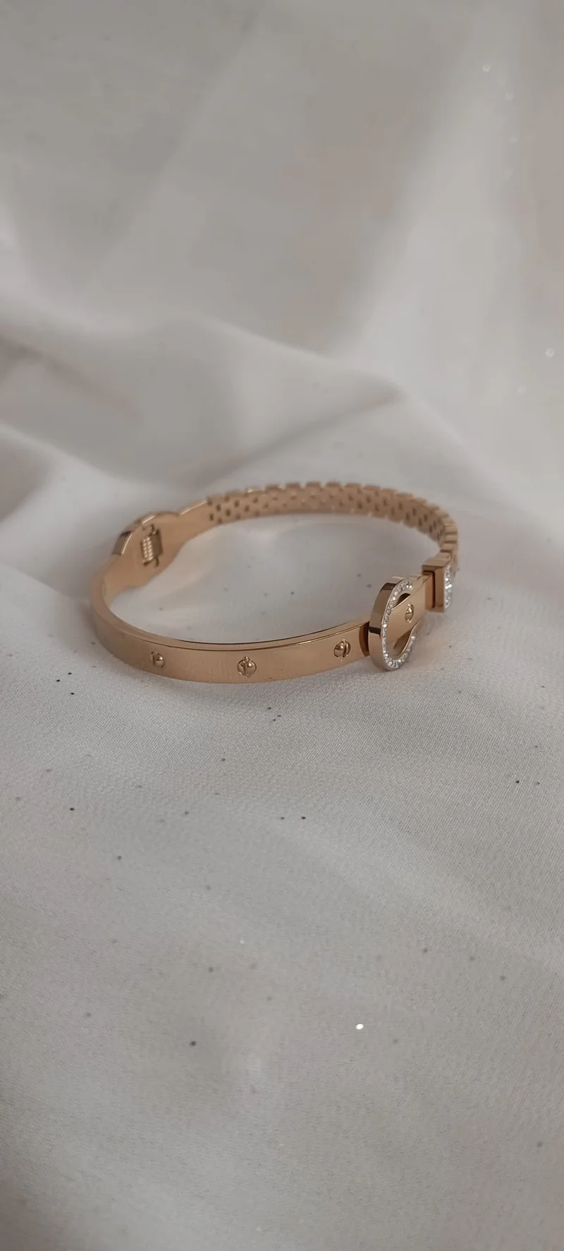 Bracelet rigide Ceinture strass
