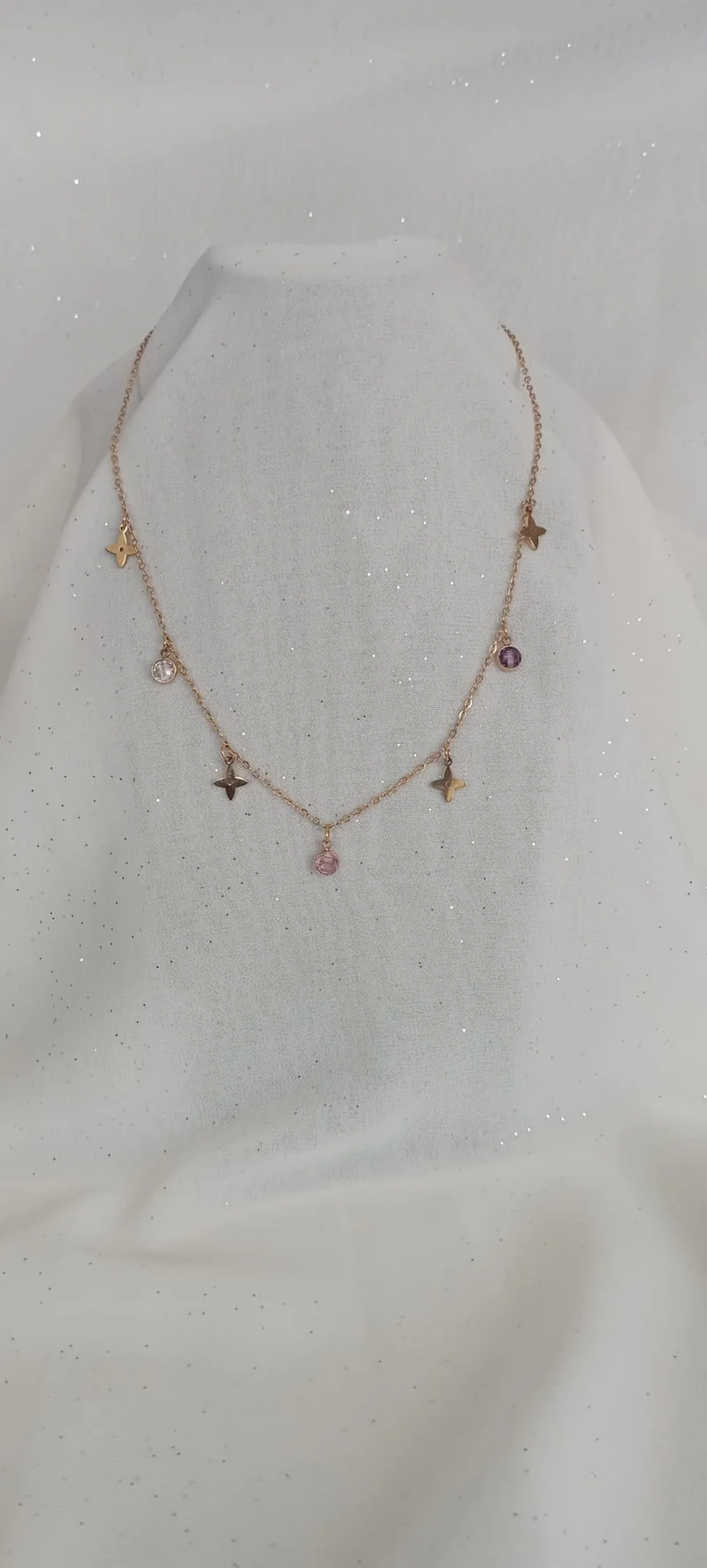 Collier Etoile strass