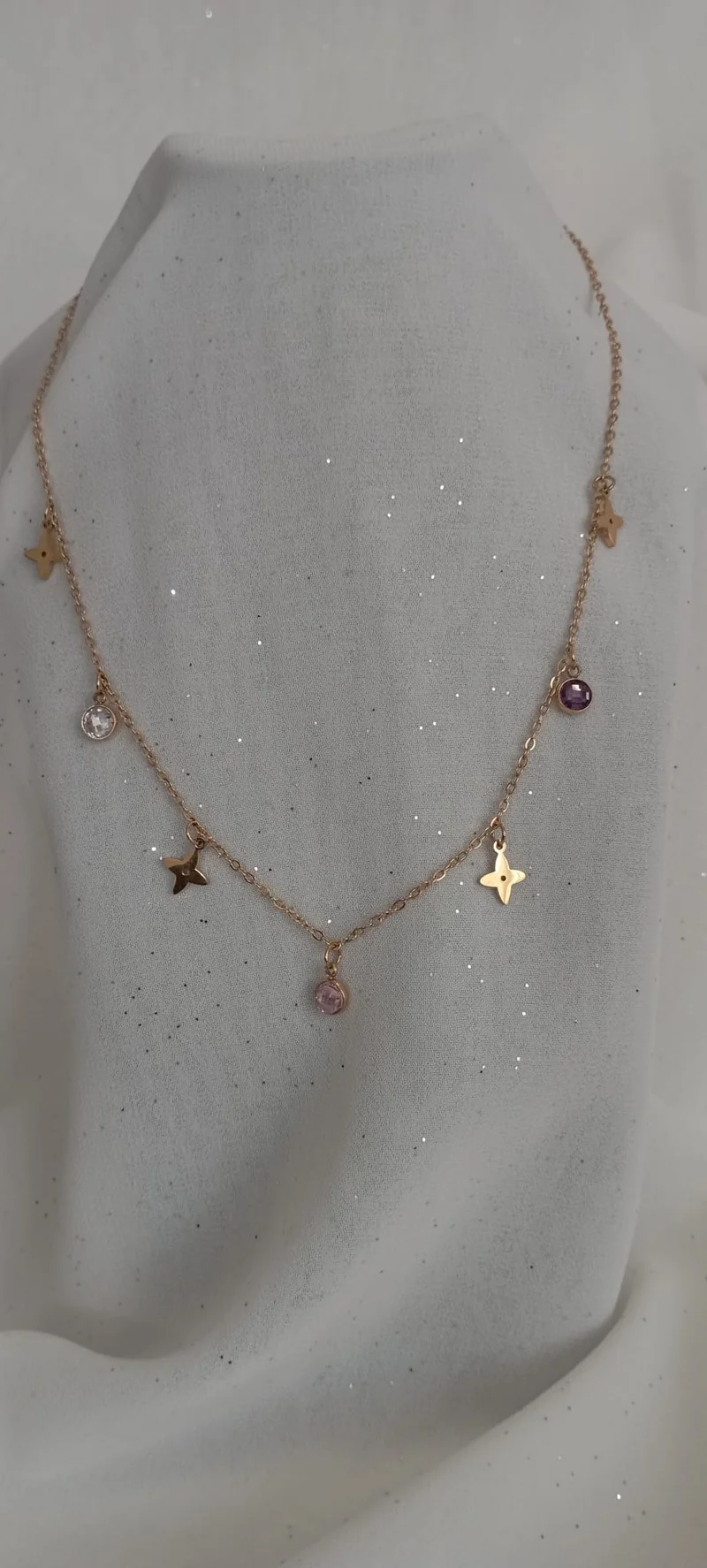 Collier Etoile strass