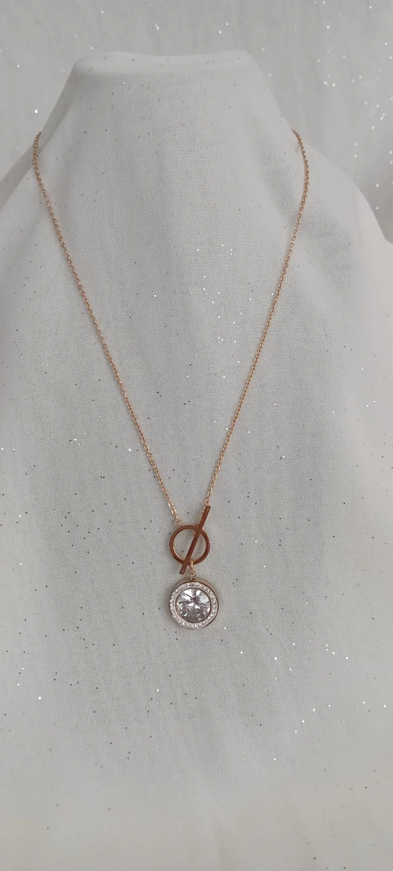 Collier Cercle strass