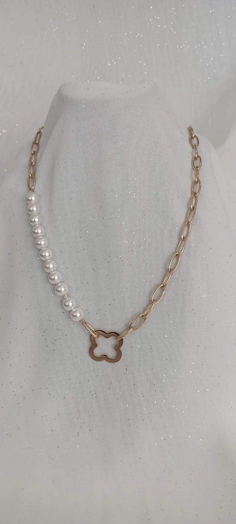 Collier Perle Fleure