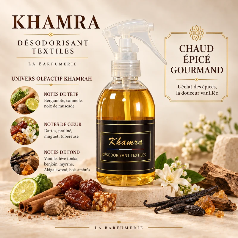 Khamra – Spray Textiles 250 ml – La Barfumerie