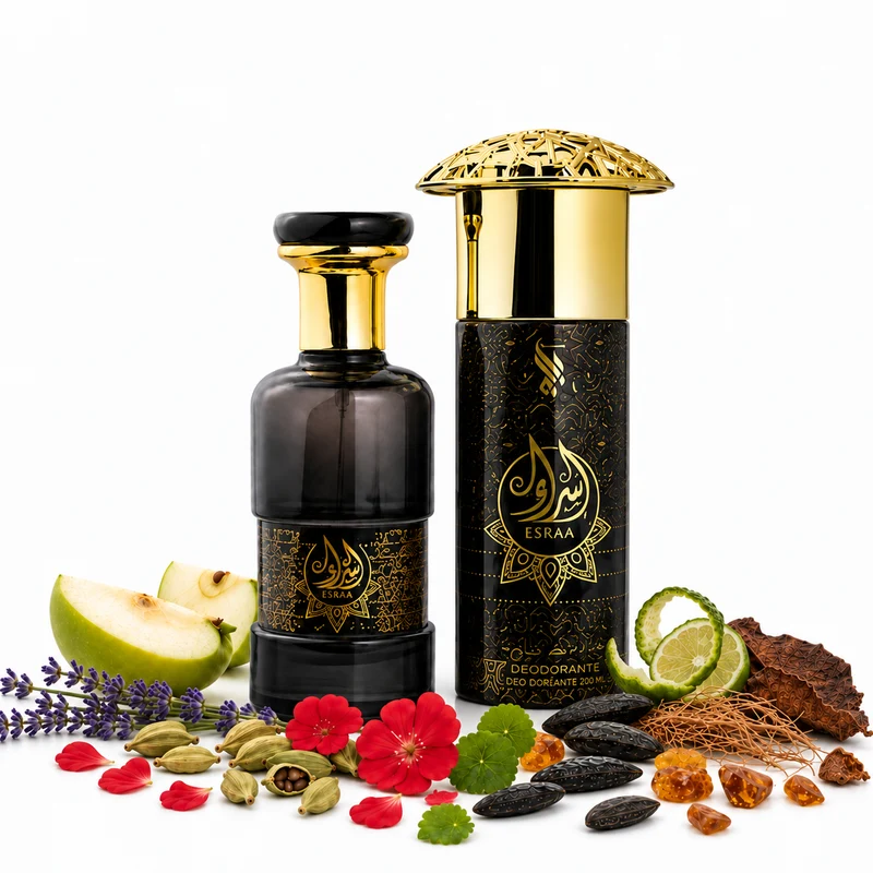 Esraa - Coffret Eau de parfum 100 ml & Déodorant parfumé 150 ml - Baanu by My Perfumes