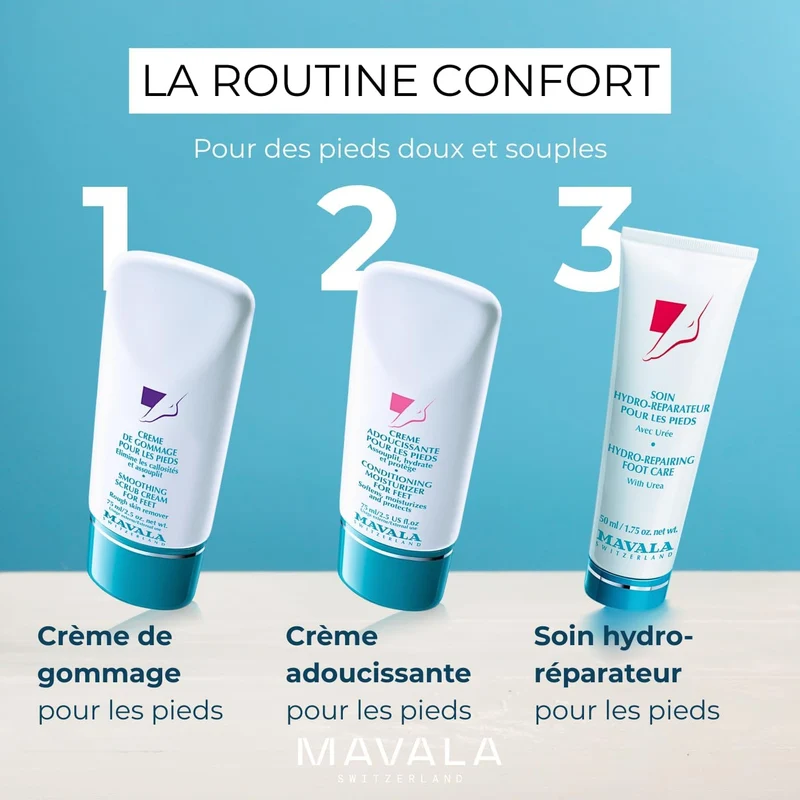 Crème adoucissante pour les pieds
