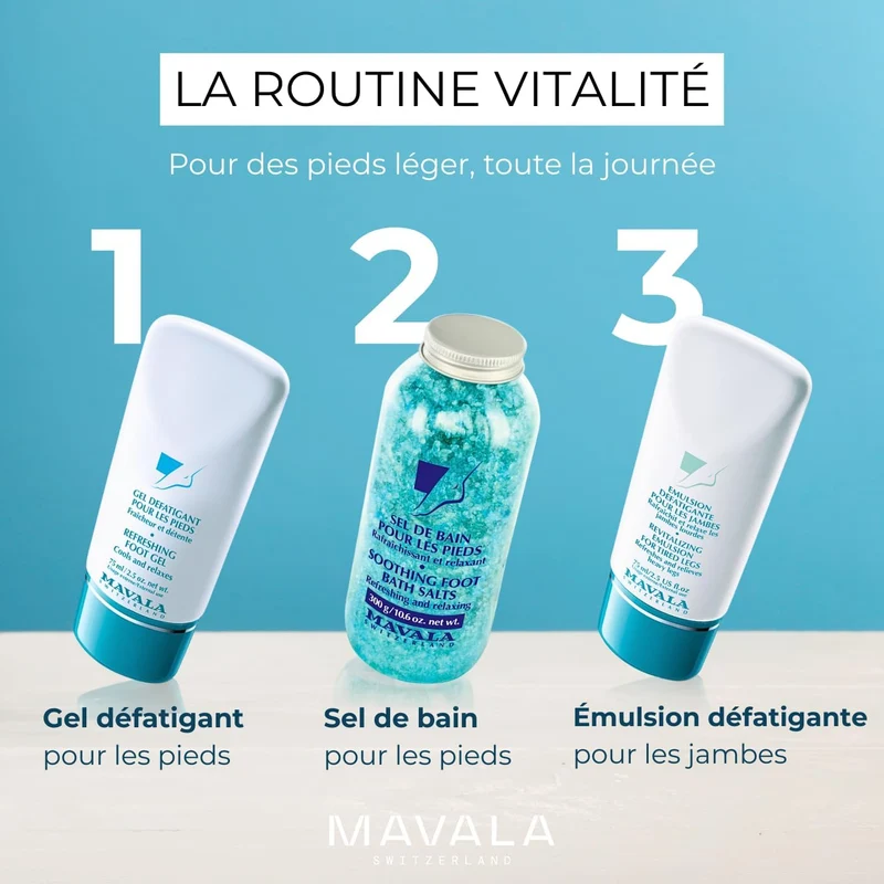 Sel pour le bain des pieds