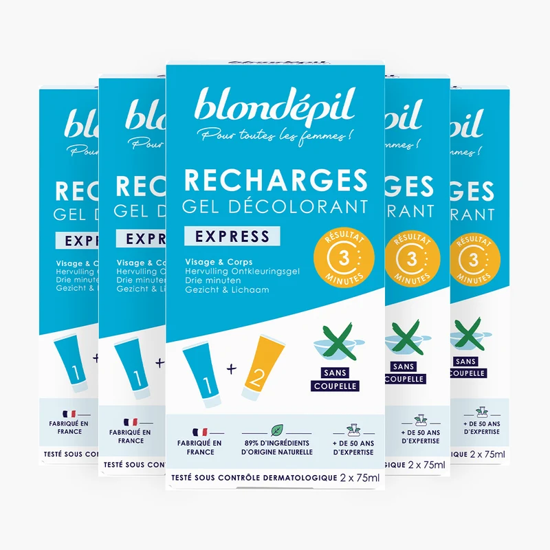 Lot de 5 recharges décolor express