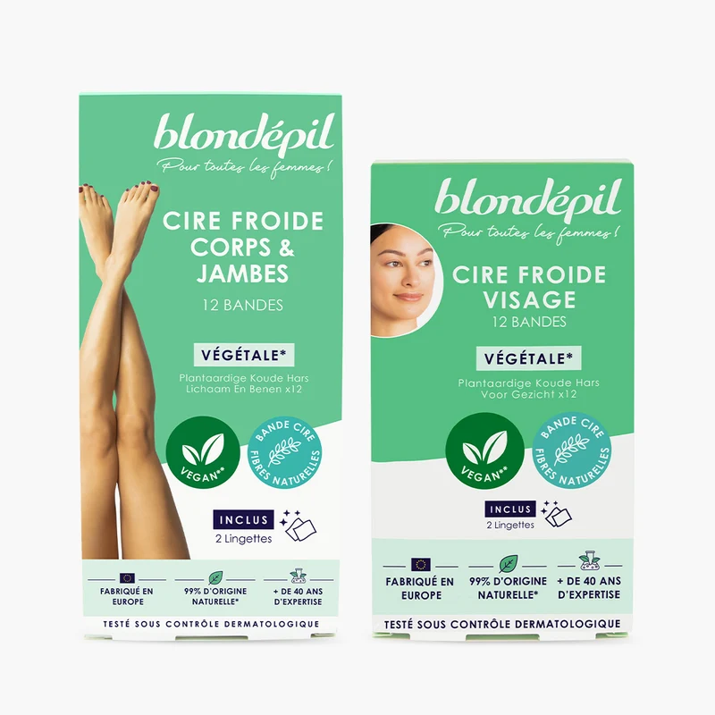 Lot de 2 Cires Végétales CORPS ET VISAGE