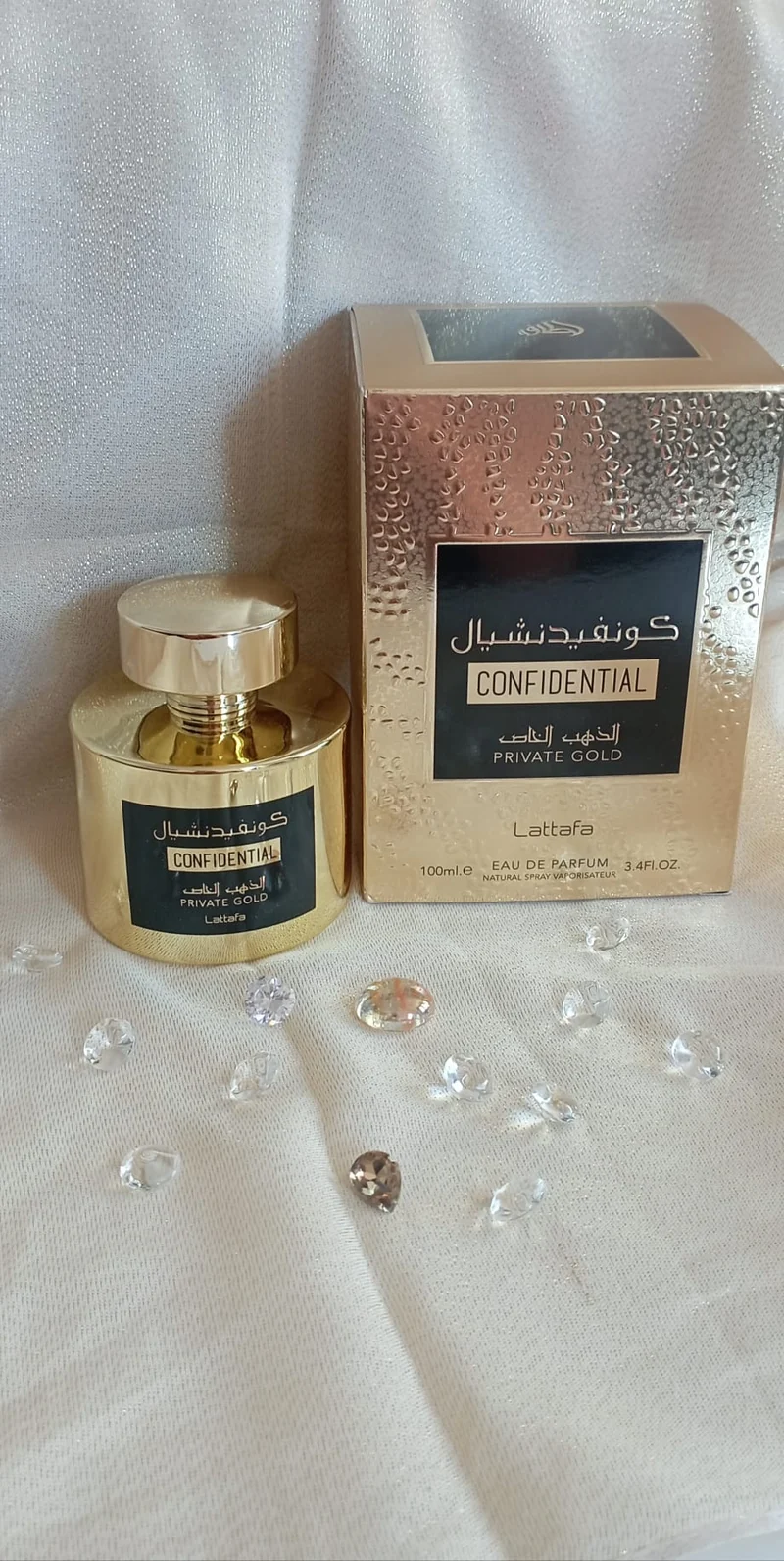 Eau de Parfum Confidential Private Gold 100ml De Lattafa