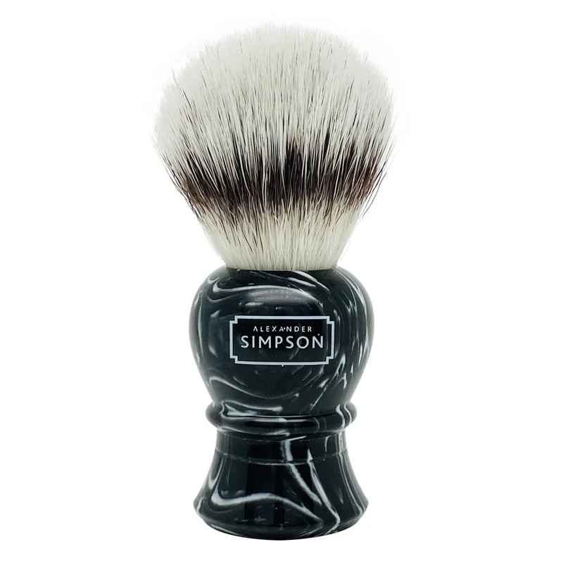 Shaving Brush Islington L – Synthetic – Faux Ebony Marble
