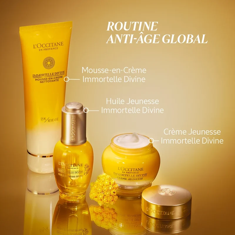 L'Occitane Mouse En Crème Nettoyante - Immortelle Divine