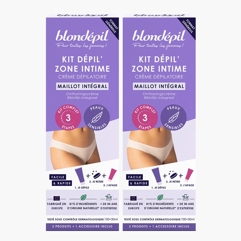 Kit Dépil' Zone Intime - Maillot intégral