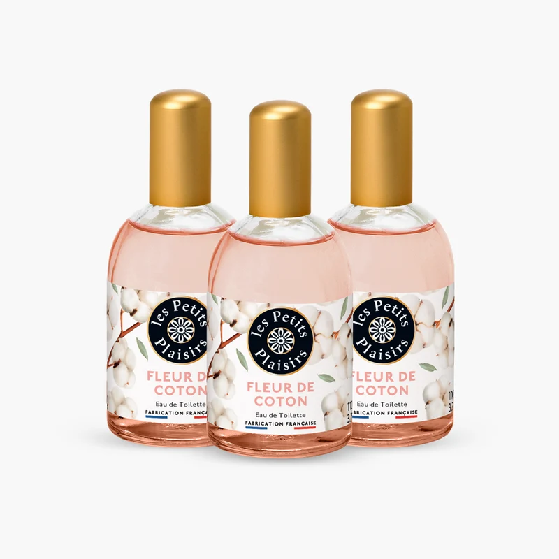 Lot 3 Eaux de toilette Coton