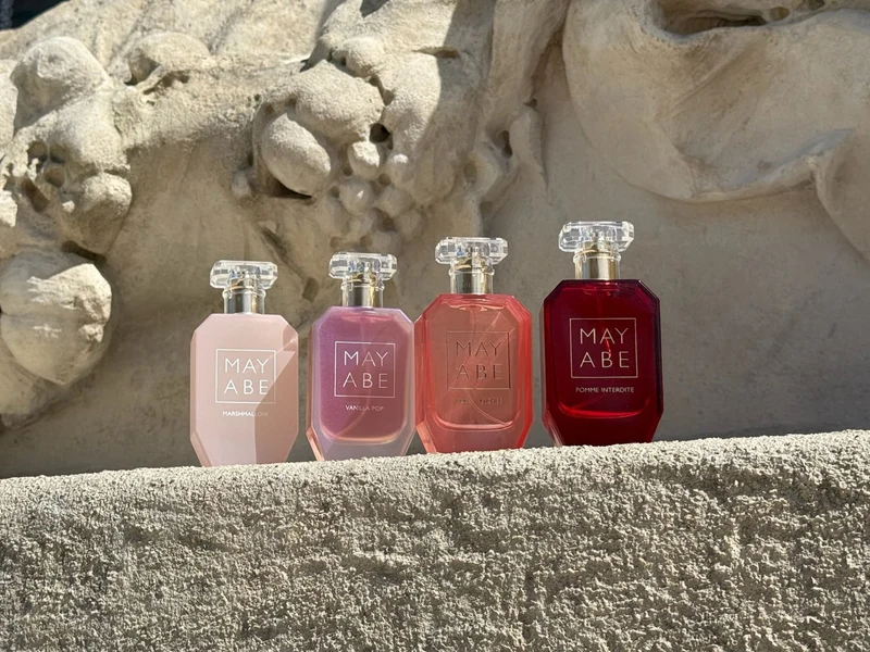 Pack 4 Parfums Mayabe – Vanilla Pop, Marshmallow, Pomme Interdite & Bubble Lychee – 4 x 50 ml