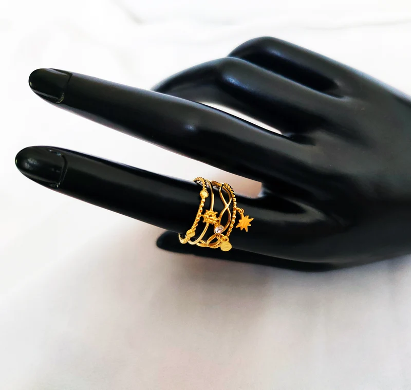 Bague étoile