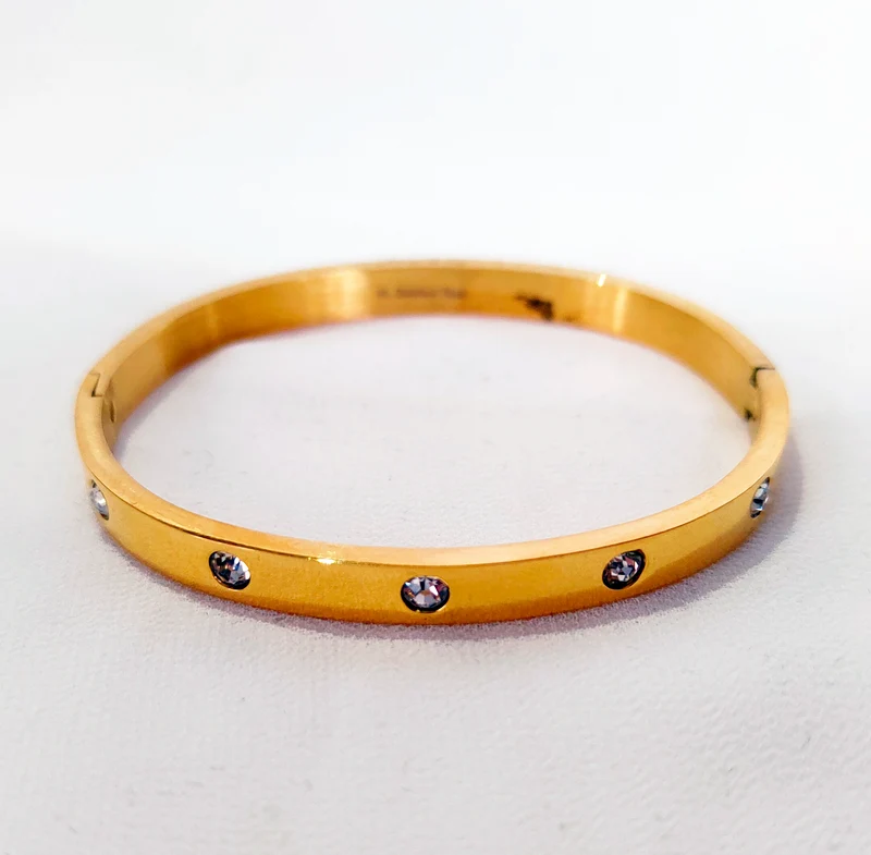 Bracelet rigide strass